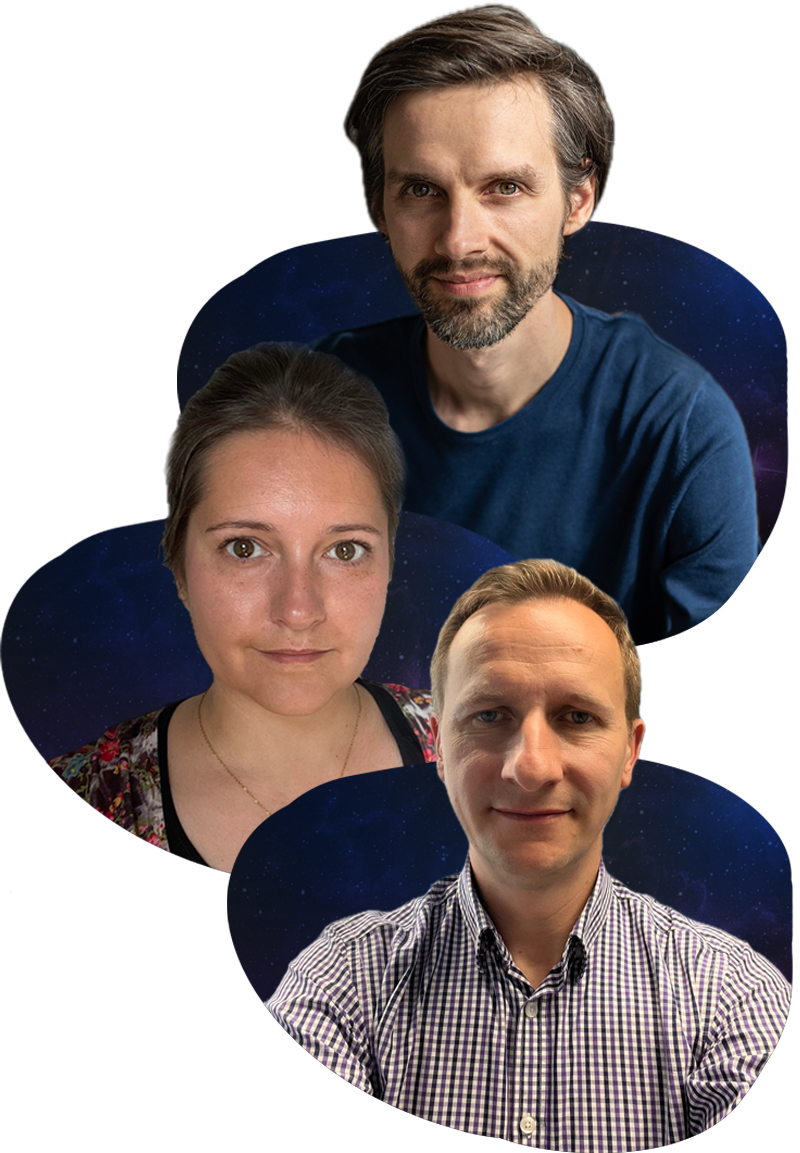 Michał Pasterski, Ewa Raba, Marcin Grabowski